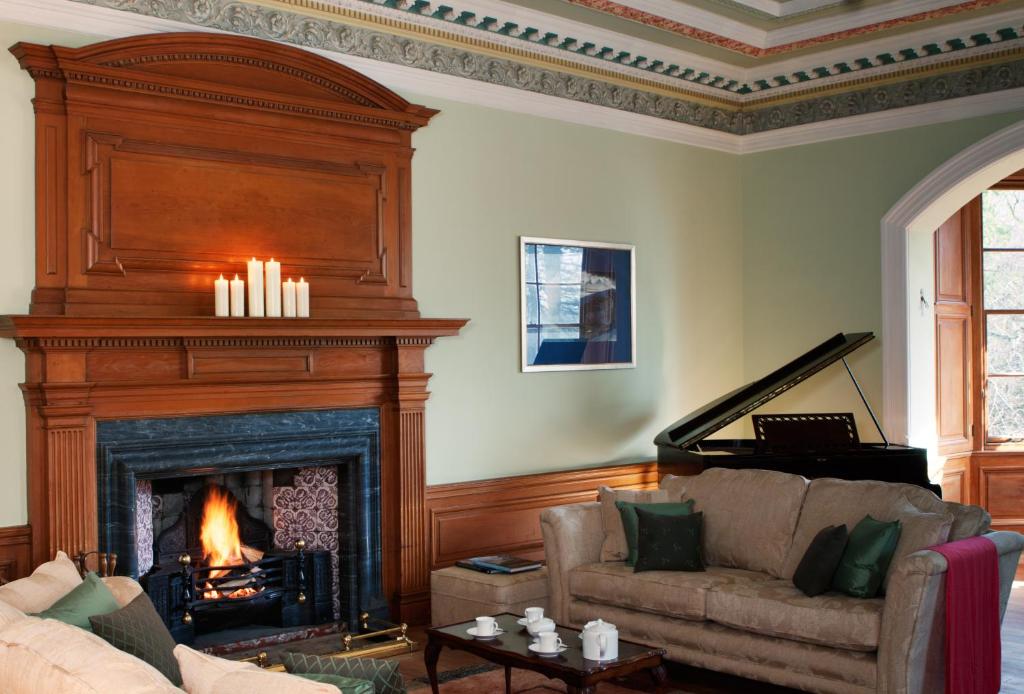 Posezení v ubytování Glencoe House