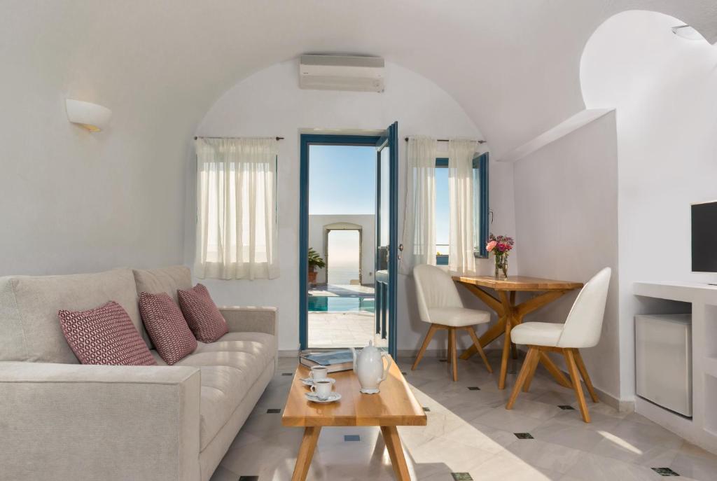Posezení v ubytování Anteliz Suites