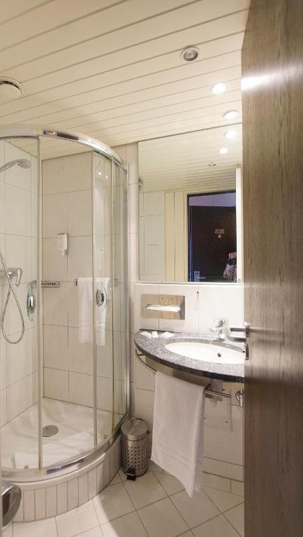 Ein Badezimmer in der Unterkunft Hotel Stadt Breisach