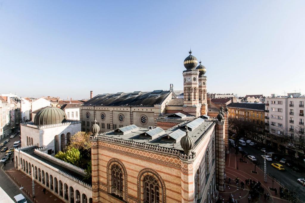 Výhľad na mesto Budapešť alebo výhľad na mesto priamo z apartmánu