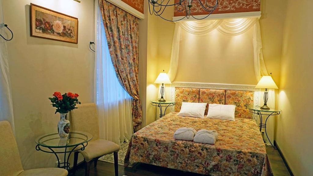 Postel nebo postele na pokoji v ubytování Villa Jurmala