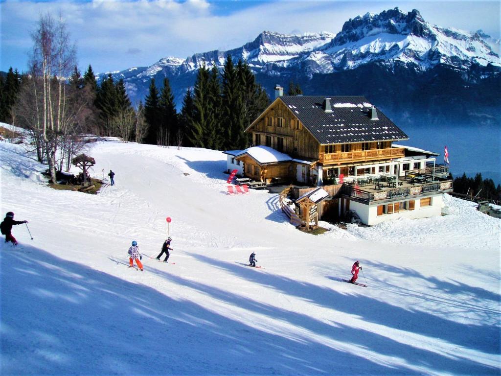 Le Refuge v zimě