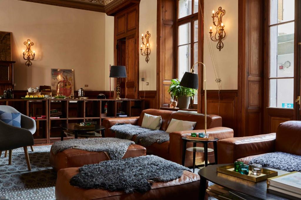 Posezení v ubytování Hotel Monterosa