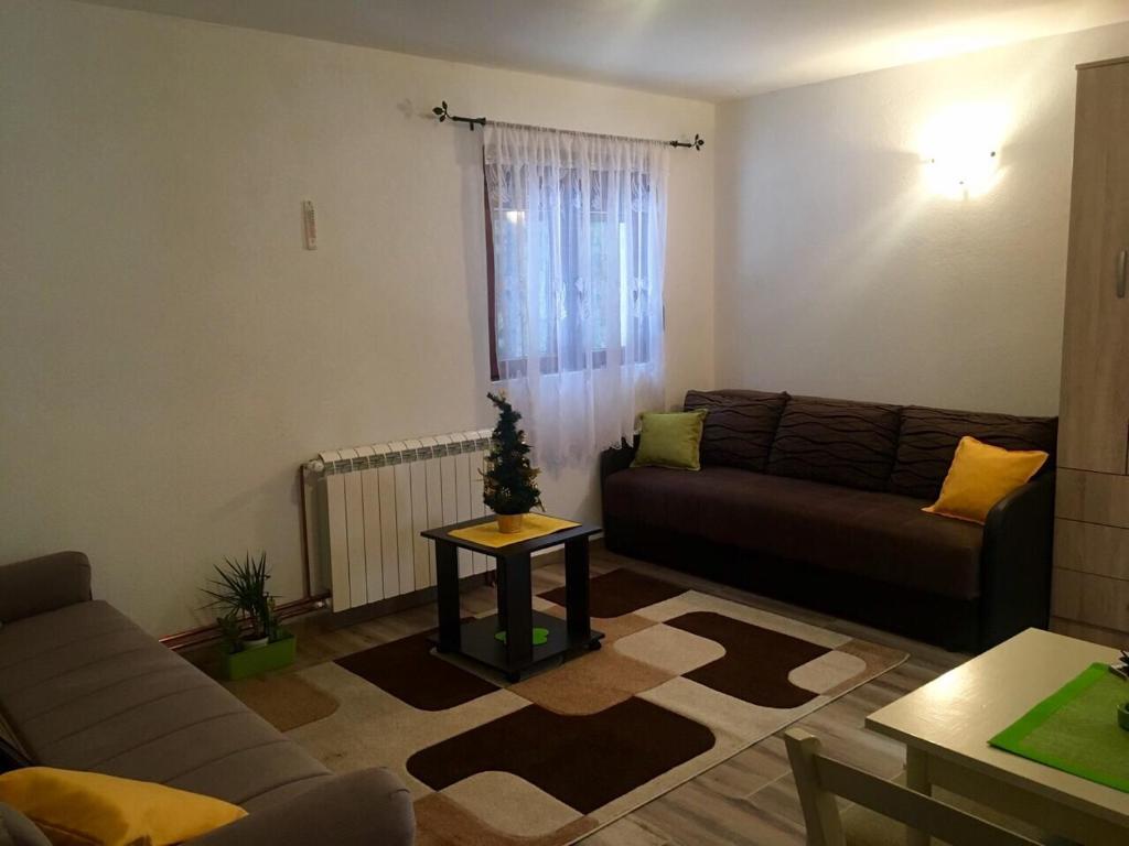 Posezení v ubytování Apartments Popovic
