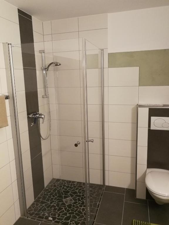 Koupelna v ubytování Gasthof Müller