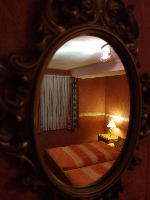 Postel nebo postele na pokoji v ubytování Gasthof Müller