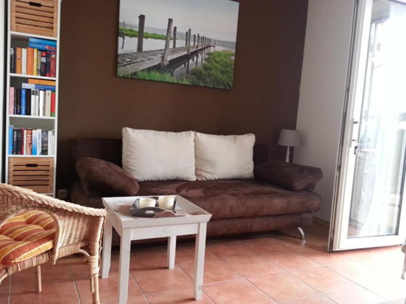 Posezení v ubytování Strandhaus Buchtmitte