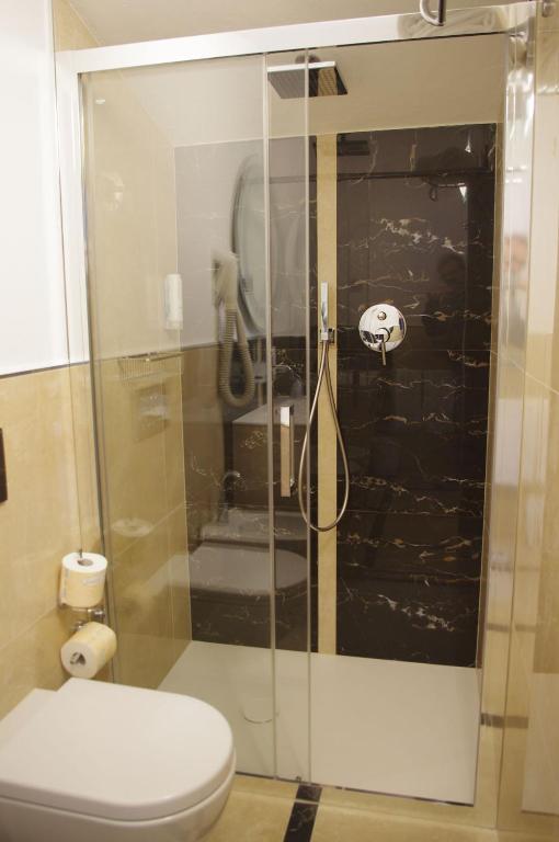 Koupelna v ubytování Grand Hotel Esplanada