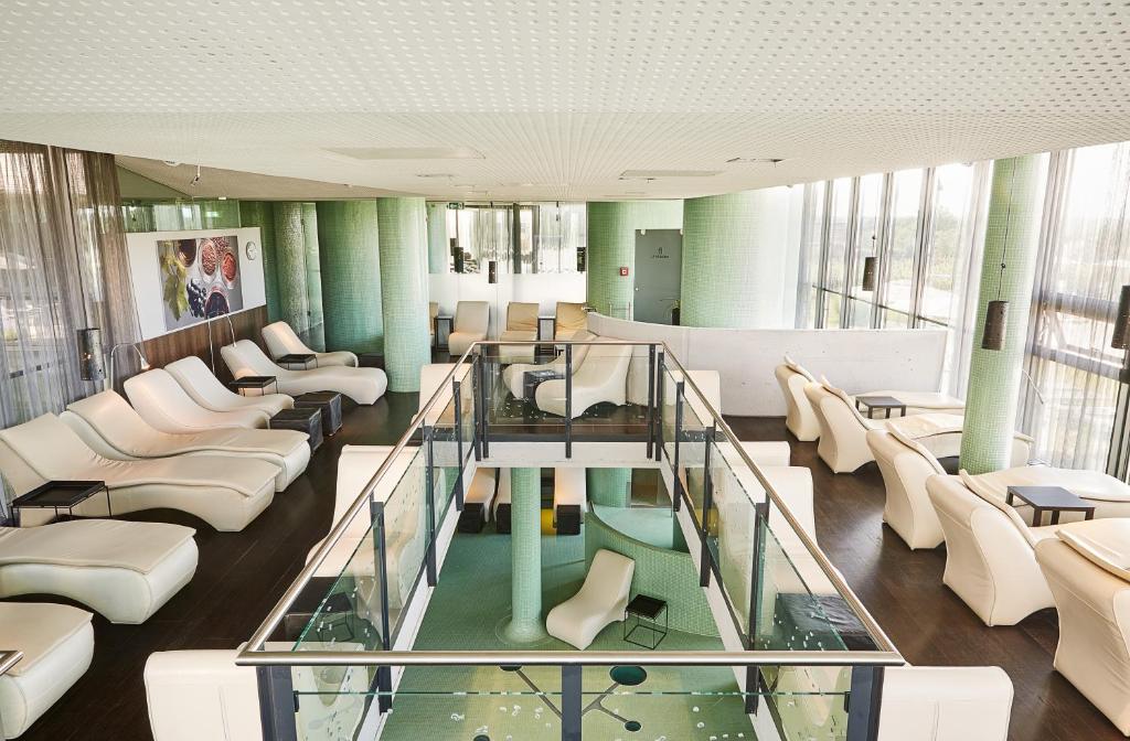 Posezení v ubytování LOISIUM Wine & Spa Hotel Langenlois