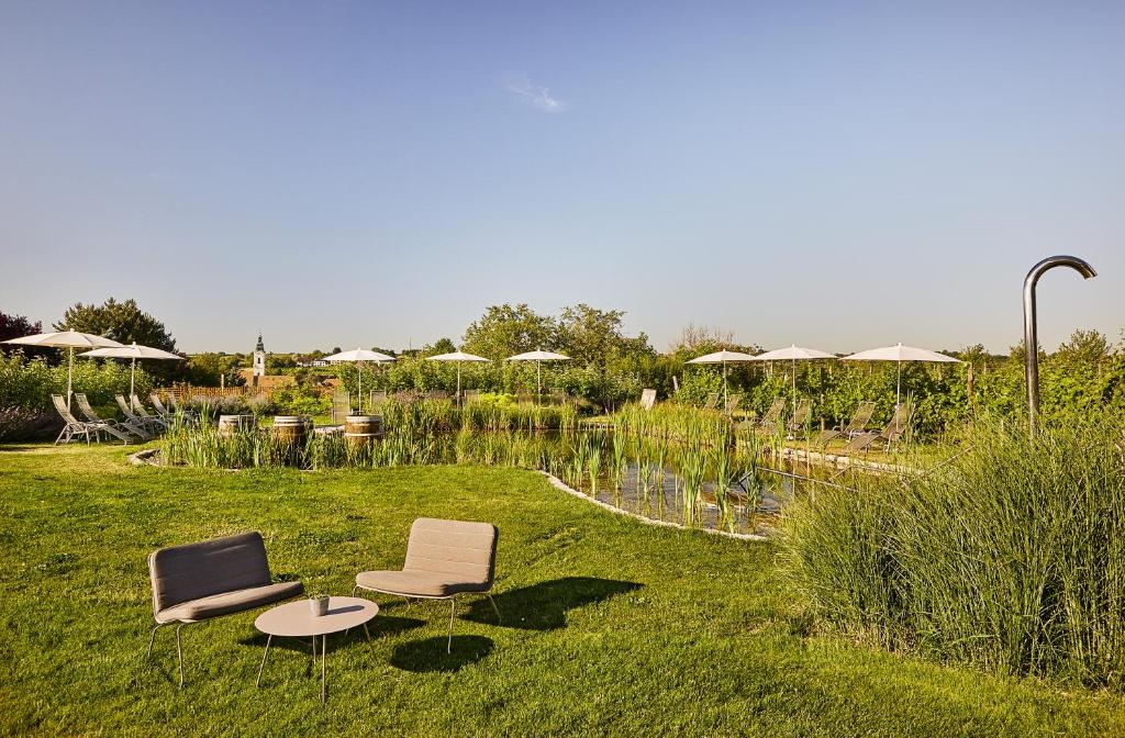 Zahrada ubytování LOISIUM Wine & Spa Hotel Langenlois