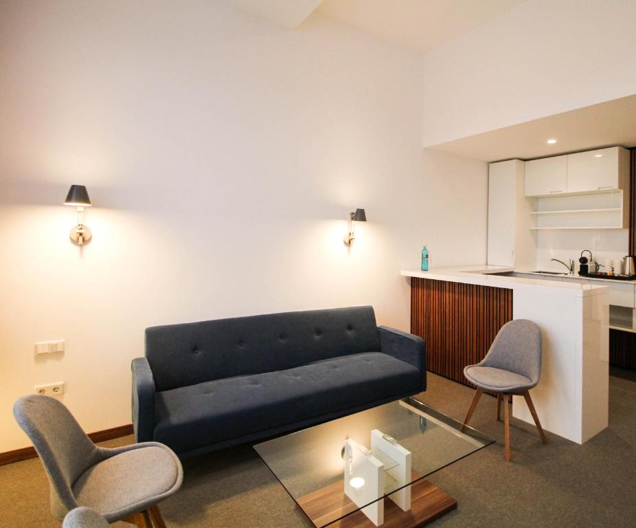 Kuchyň nebo kuchyňský kout v ubytování H24 Berlin Lichtenberg