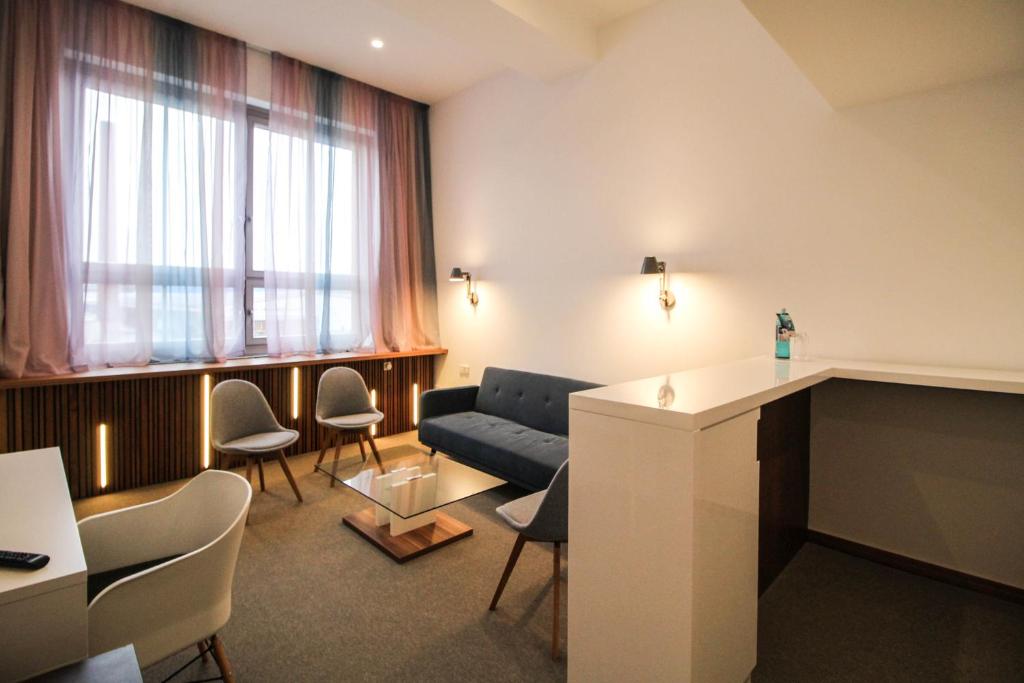 Posezení v ubytování H24 Berlin Lichtenberg