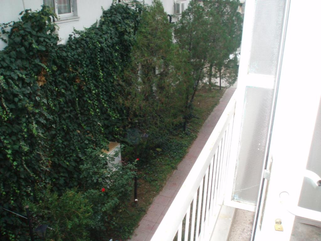 A balcony or terrace at Hotel Orfeas