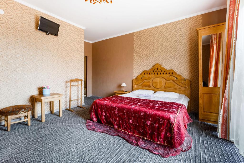 Postel nebo postele na pokoji v ubytování Everest