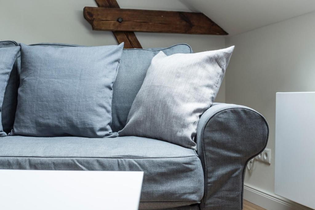Posezení v ubytování LOFT-ATELIER