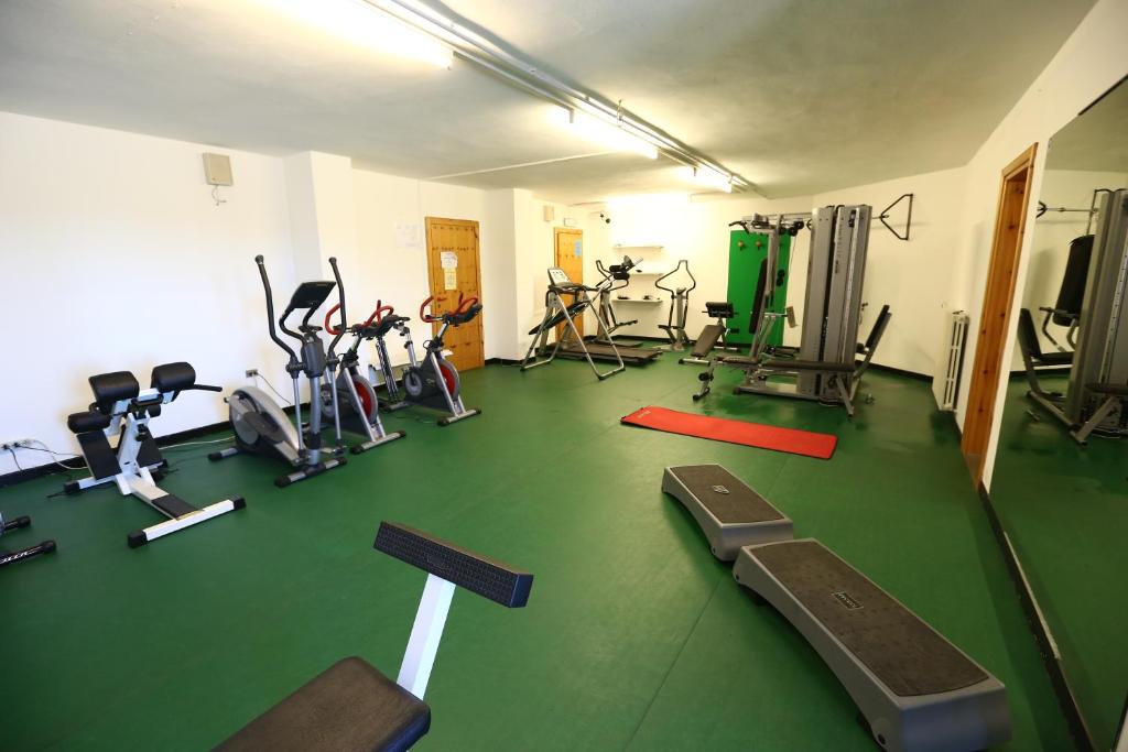 Fitness centrum a/nebo fitness zařízení v ubytování Albergo Quarto Pirovano
