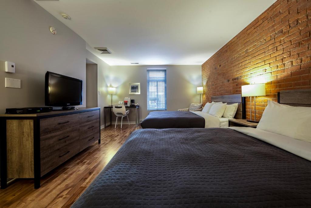 Auberge de La Fontaine - Chambre Queen Avec Deux Lits Queen