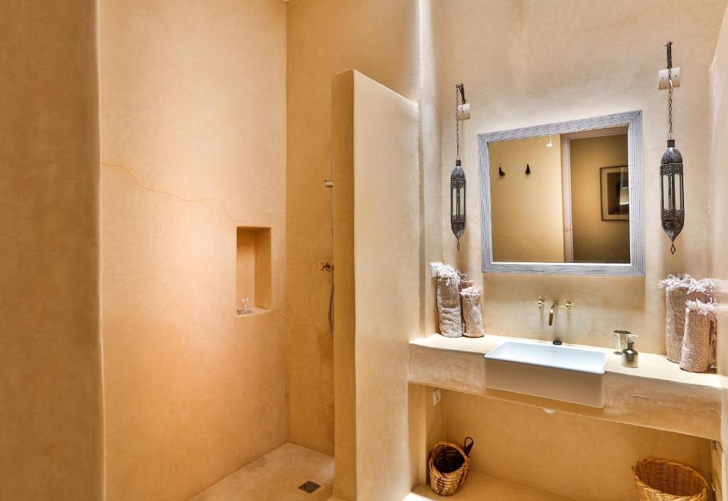 Koupelna v ubytování Hotel & Spa Riad Al Jazira