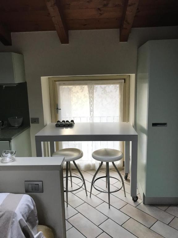 Kuchyň nebo kuchyňský kout v ubytování B&B Lodi Centro