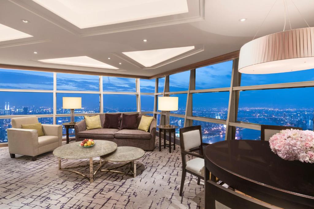 Posezení v ubytování Grand Hyatt Shanghai