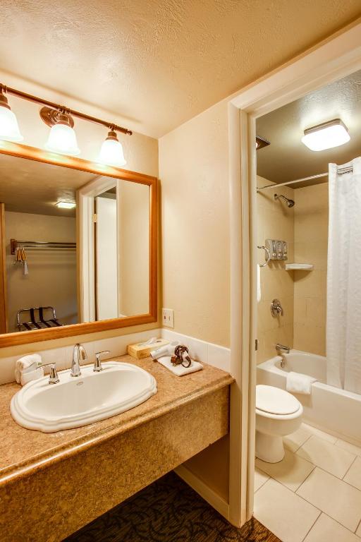 Koupelna v ubytování Der Ritterhof Inn