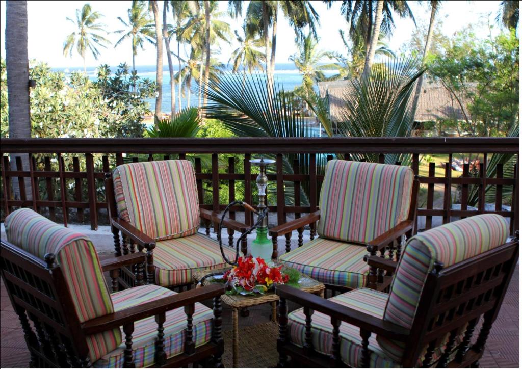 Balkón nebo terasa v ubytování Reef Hotel Mombasa