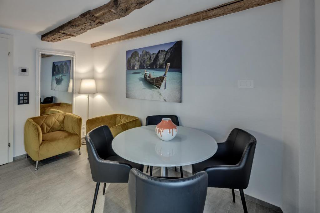 Posezení v ubytování smartroom The Residence la Cittadella Baden