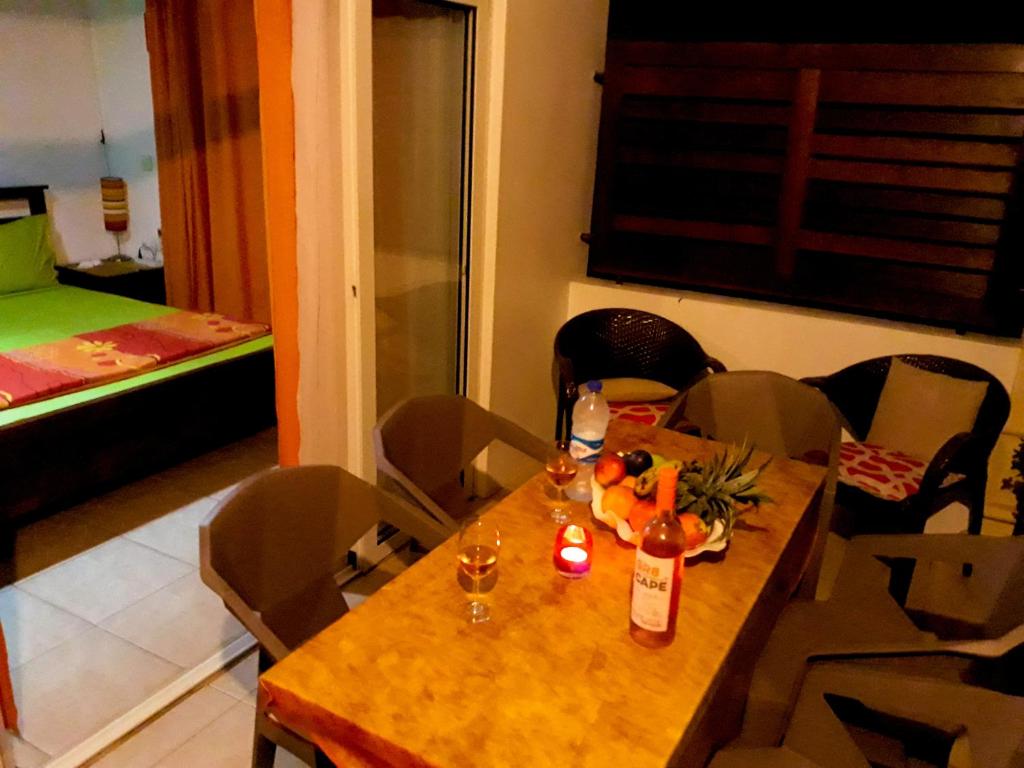 Posezení v ubytování Flo Villa