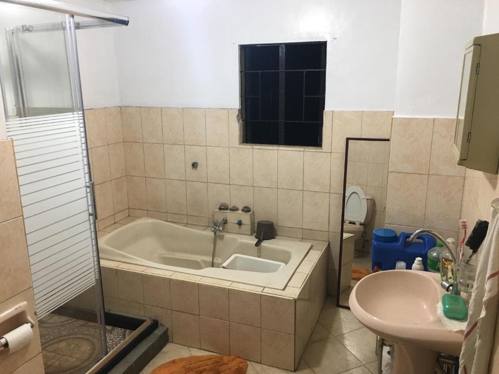 Koupelna v ubytování Guesthouse Cavite