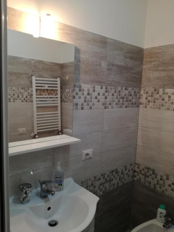 Koupelna v ubytování B&B Casa degli Ulivi