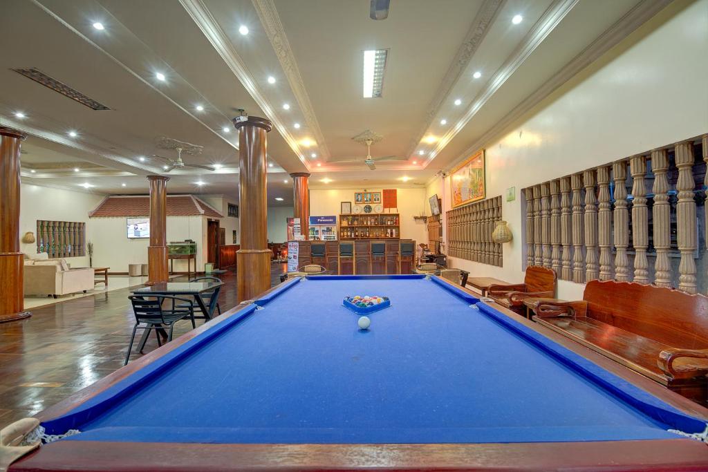 Biliár nebo kulečník v ubytování DV Angkor Villa