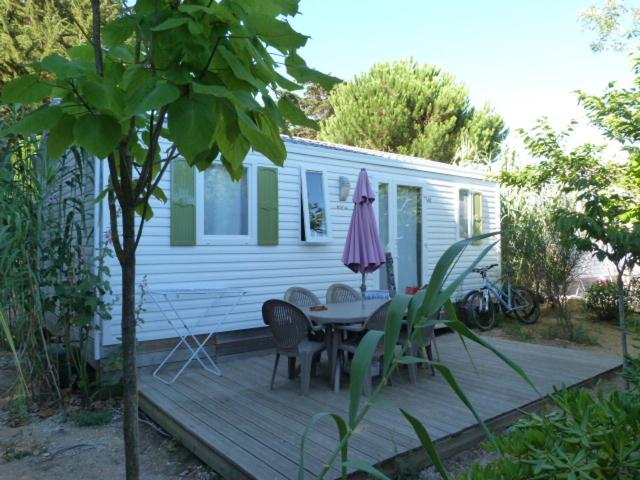 Zahrada ubytování Camping les Dunes