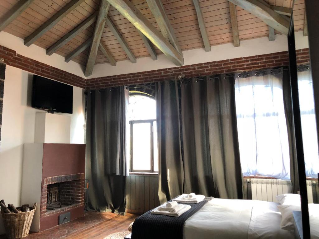 Postel nebo postele na pokoji v ubytování B&B Villa Loriana
