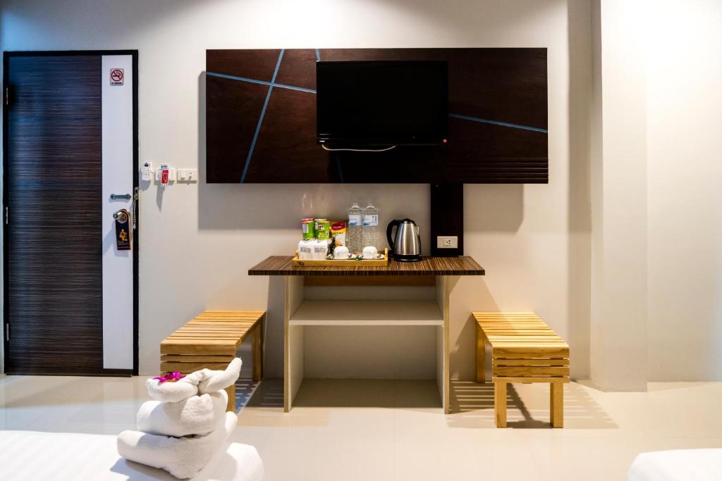 TV a/nebo společenská místnost v ubytování S2 Residence