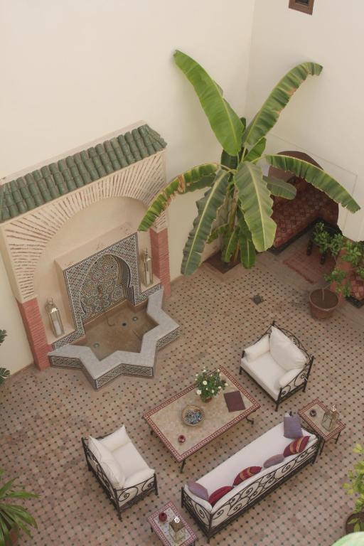 Posezení v ubytování Riad petit Karmela