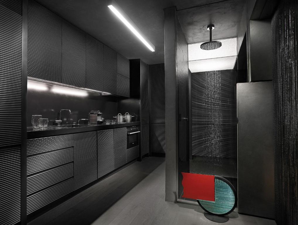 Kuchyňa alebo kuchynka v ubytovaní Athens Avaton Suites