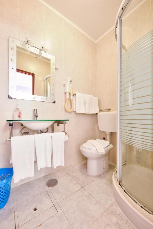 Koupelna v ubytování Hotel Palmeira