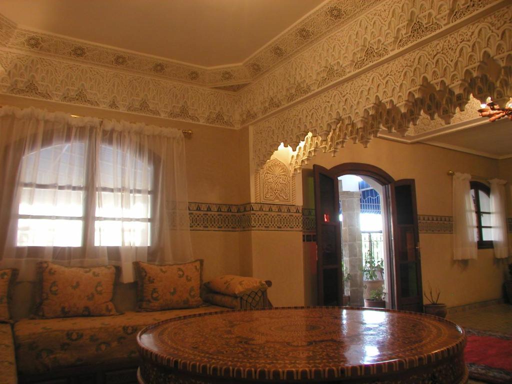 Seating area sa Residence Essaouira Mogador