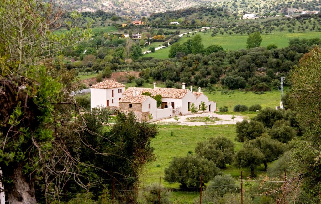 Pohľad z vtáčej perspektívy na ubytovanie Casa Rural El Vihuelo