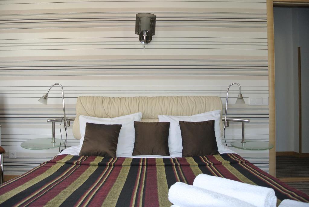 Postel nebo postele na pokoji v ubytování Mini Hotel on Poznyaky