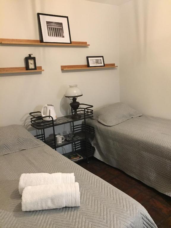 Postel nebo postele na pokoji v ubytování Rent apart Las Condes