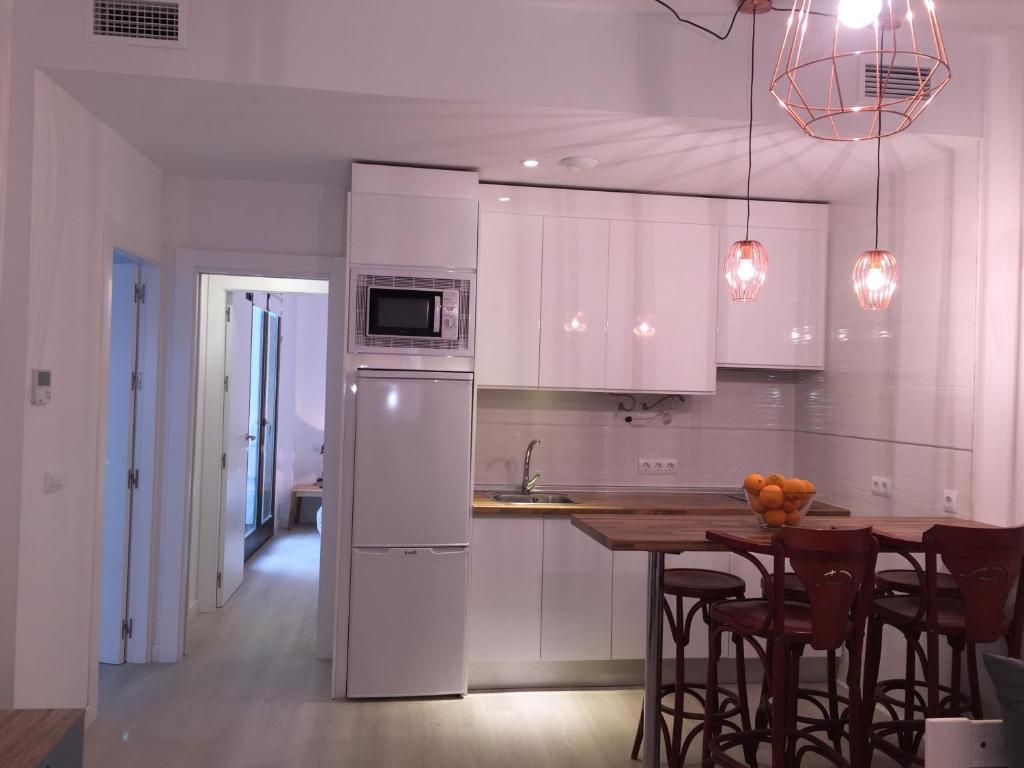 Kuchyň nebo kuchyňský kout v ubytování Apartaments Center 2 bedrooms