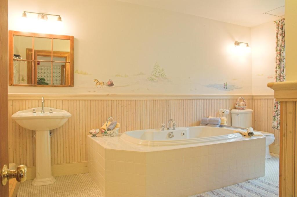 Koupelna v ubytování White Lace Inn