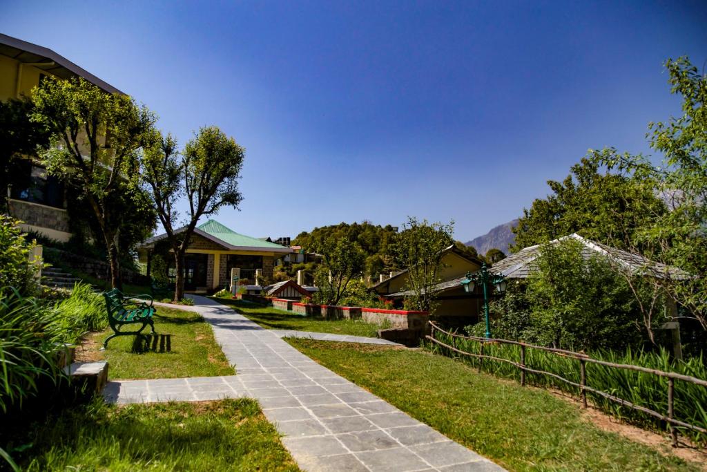 Zahrada ubytování Hotel Udechee Huts, McLeod Ganj