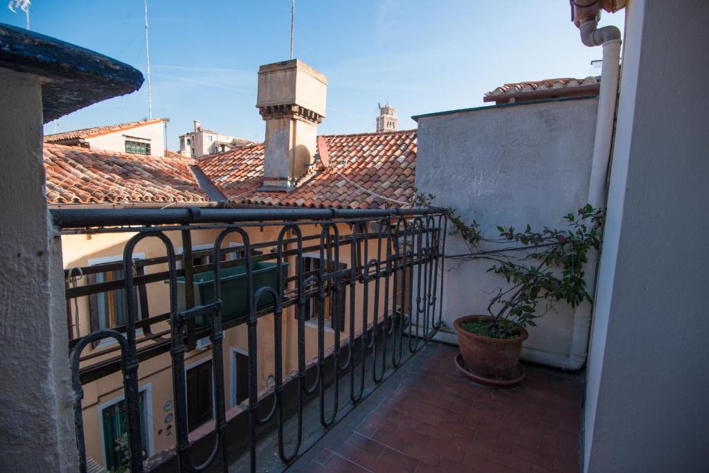 Balkón nebo terasa v ubytování Albergo Casa Peron
