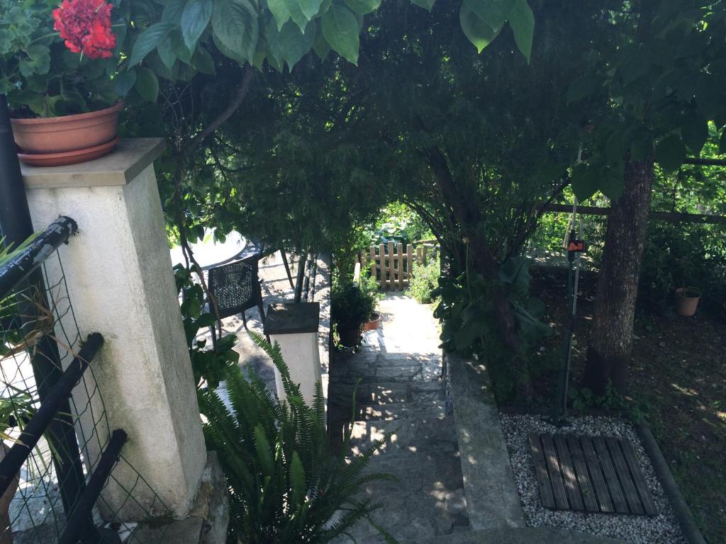 A garden outside Dolcevia