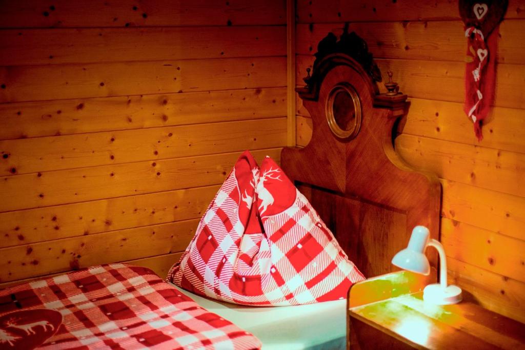 Postel nebo postele na pokoji v ubytování Chalet "Knusperhäuschen"