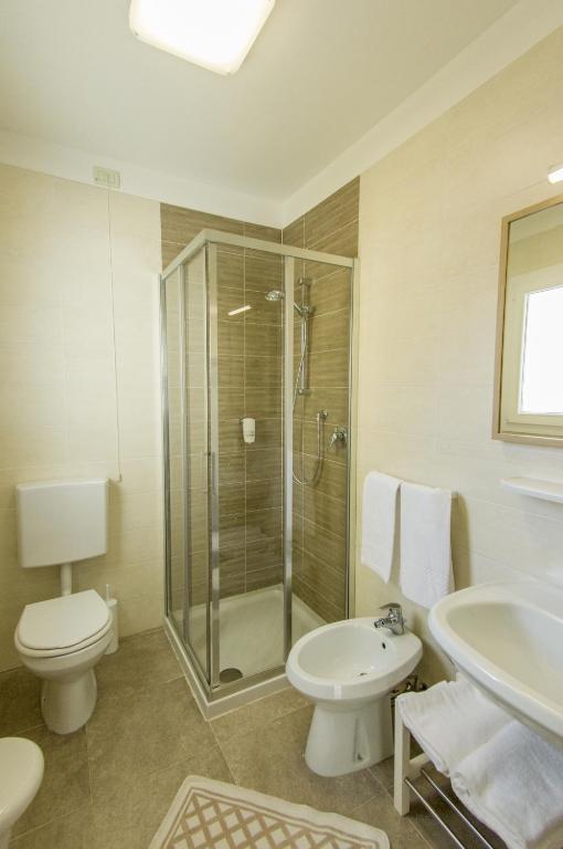Koupelna v ubytování Hotel Nederland
