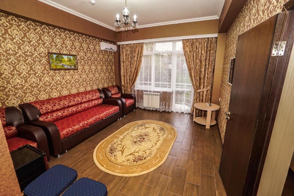 Posezení v ubytování Antika Hotel