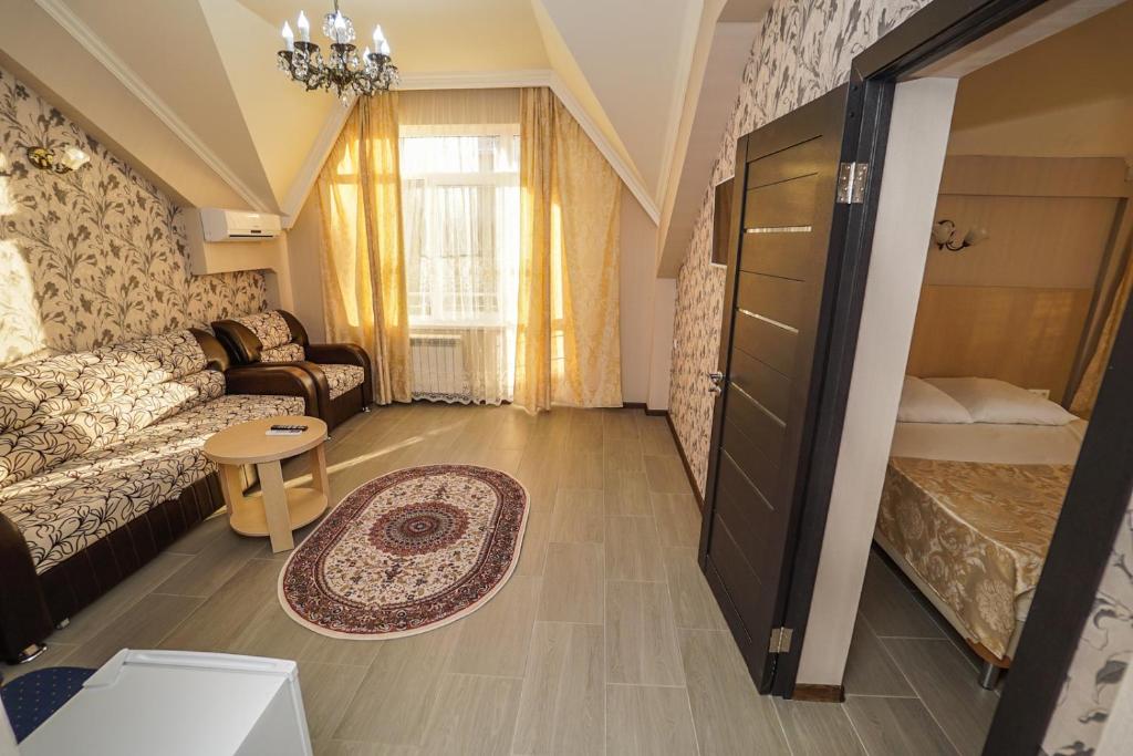 Posezení v ubytování Antika Hotel